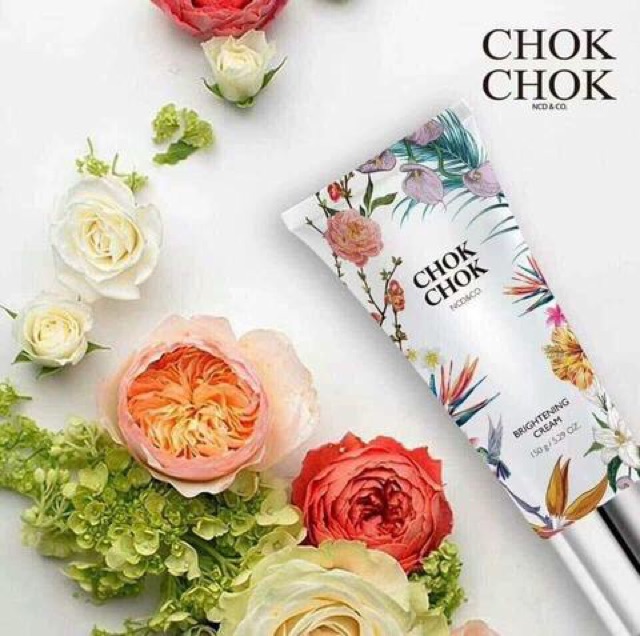 Kem duong trang da Chok Chok Brightening Cream 150g