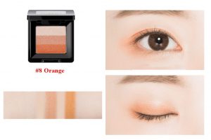 Phan mat 3 mau Missha The Style Triple Perfection Shadow mau Orange