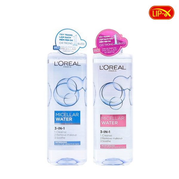 Nuoc tay trang L’Oréal Micellar Water 3-in-1 Even For Sensitive Skin chinh hang Phap